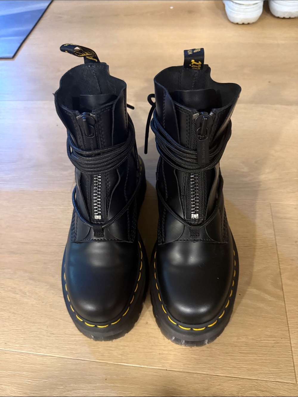 Dr. Marten Black Jarrick Boot (Platform)